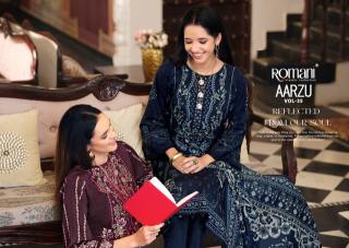 Romani aarzu vol-35 wholesale ladies dress material suppliers in vadodara